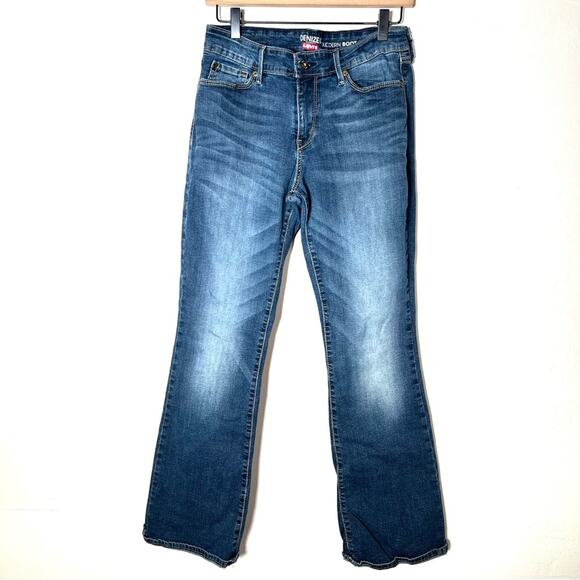 Levi's medium wash mid rise modern boot cut jeans size 8 B139 - Picture 1 of 5